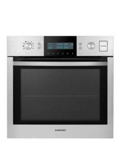 Samsung Bq1Vd6T131 Geo 66-Litre Built-In Electric Oven With Dual Cooking - Stainless Steel Samsung Bq1Vd6T131 Geo 66-Litre Built-In Electric Oven With Dual Cooking - Stainless Steel